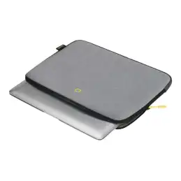 DICOTA Skin FLOW - Housse d'ordinateur portable - 15" - 15.6" - gris, jaune (D31746)_3